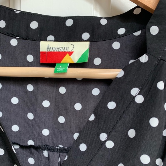 ModCloth Sleeveless Polk Dots Tunic Top - Picture 7 of 8